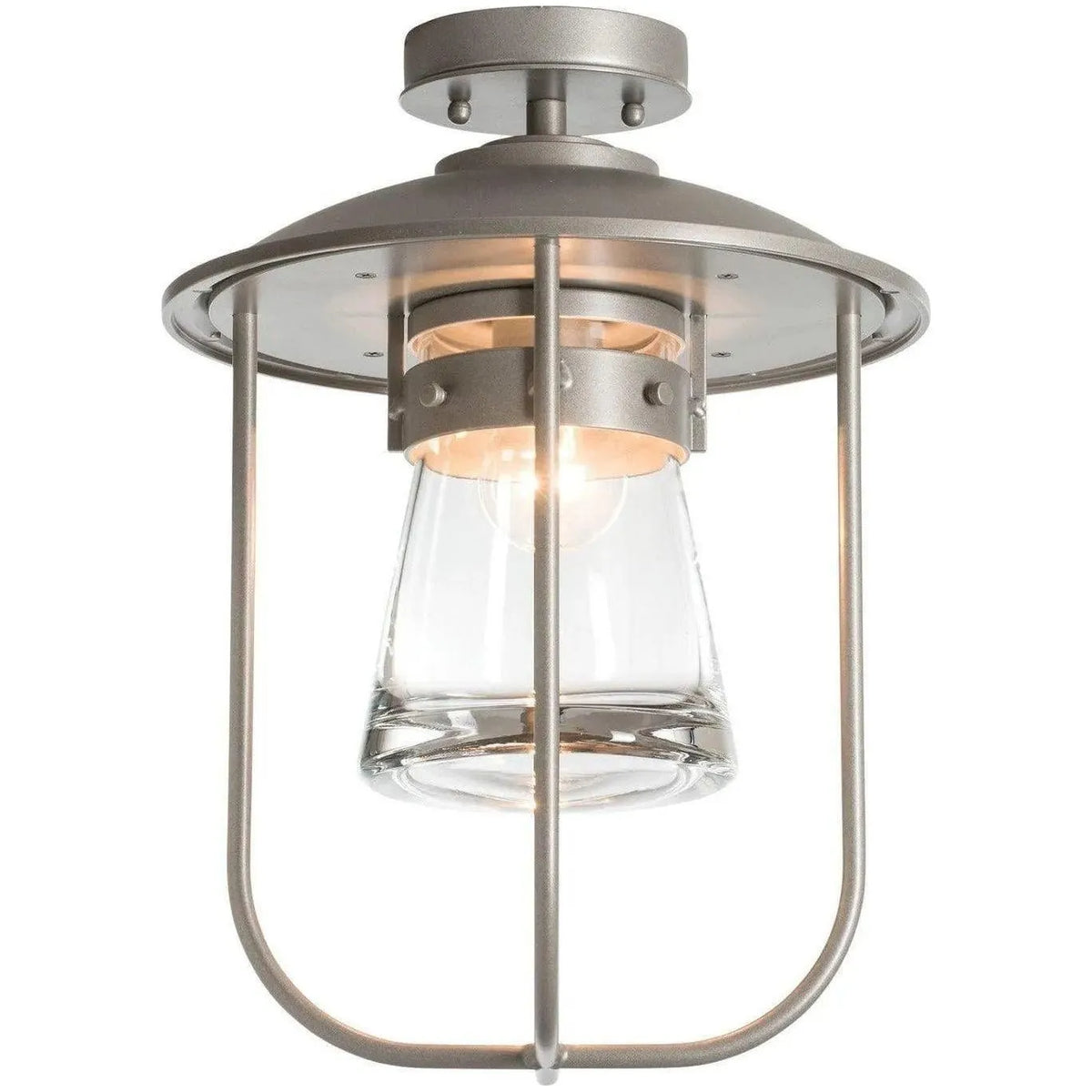 Hubbardton Forge - Erlenmeyer 12-Inch One Light Outdoor Semi-Flush Mount - 356015-SKT-78-ZM0467 | Montreal Lighting & Hardware