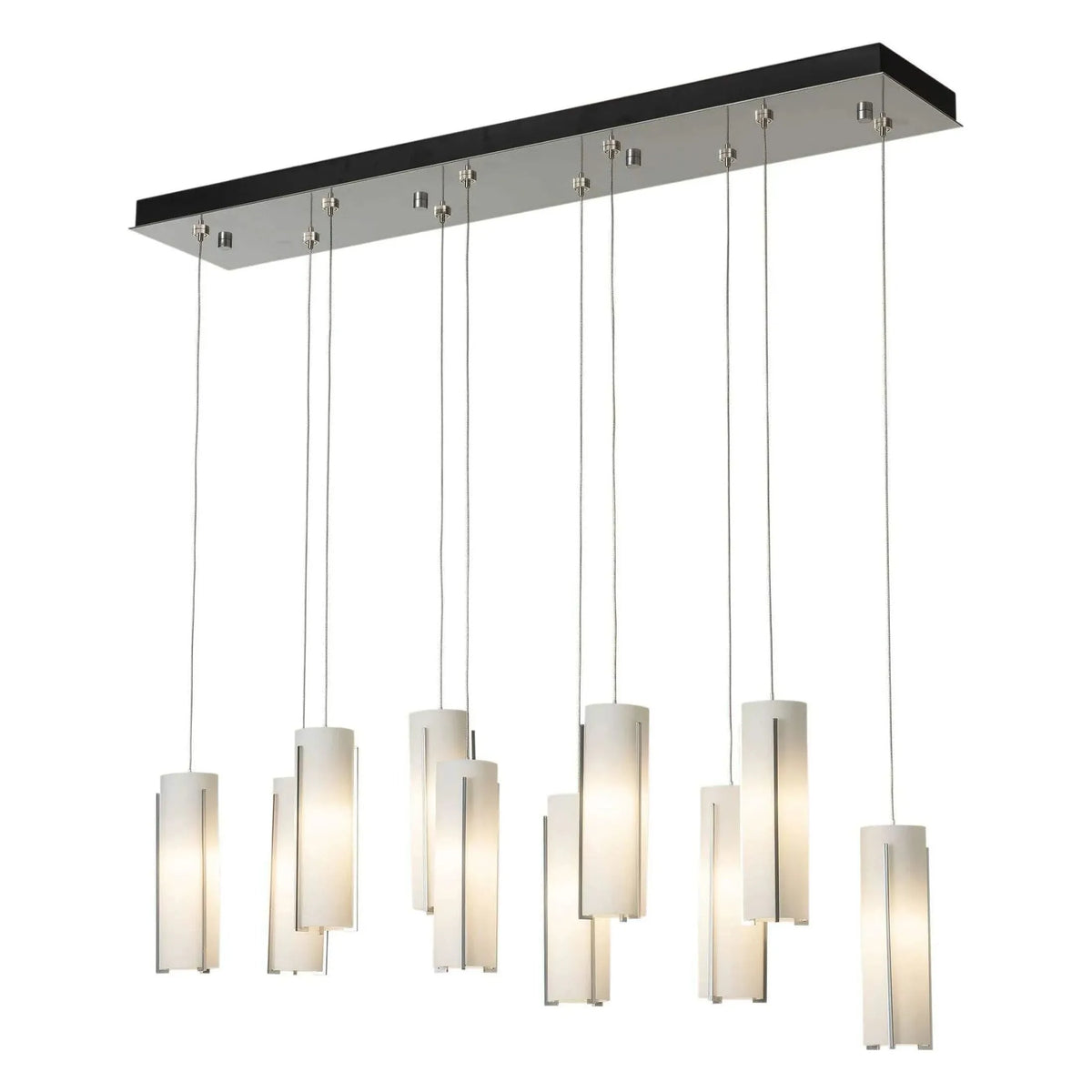 Hubbardton Forge - Exos 10-Light Rectangular Pendant - 131204-SKT-STND-85-GG0065 | Montreal Lighting & Hardware