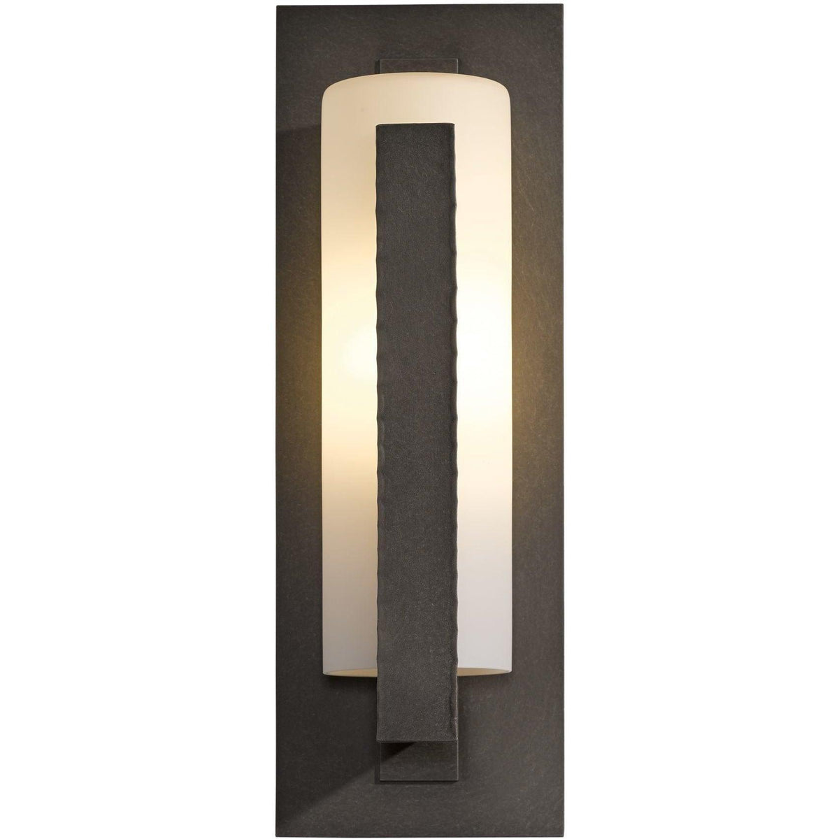 Hubbardton Forge - Forged 18-Inch Outdoor Wall Sconce - 307286-SKT-77-GG0034 | Montreal Lighting & Hardware
