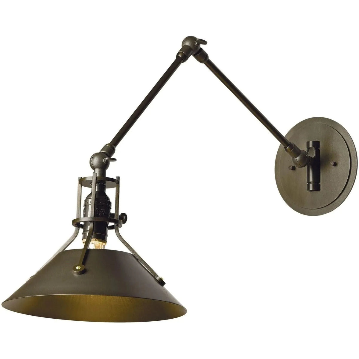Hubbardton Forge - Henry 15-Inch One Light Wall Swing Arm - 209320-SKT-05-05 | Montreal Lighting & Hardware