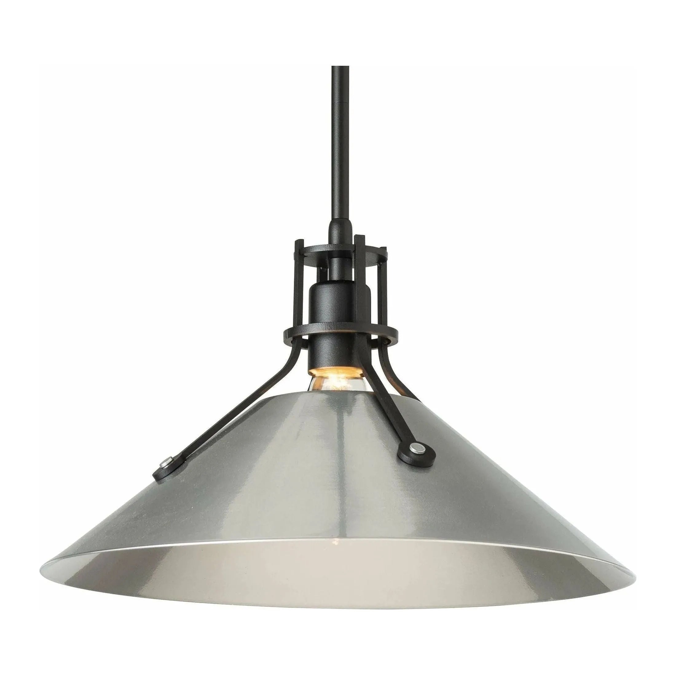 Hubbardton Forge - Henry Medium Steel Shade Pendant - 134550-SKT-MULT-10-85 | Montreal Lighting & Hardware
