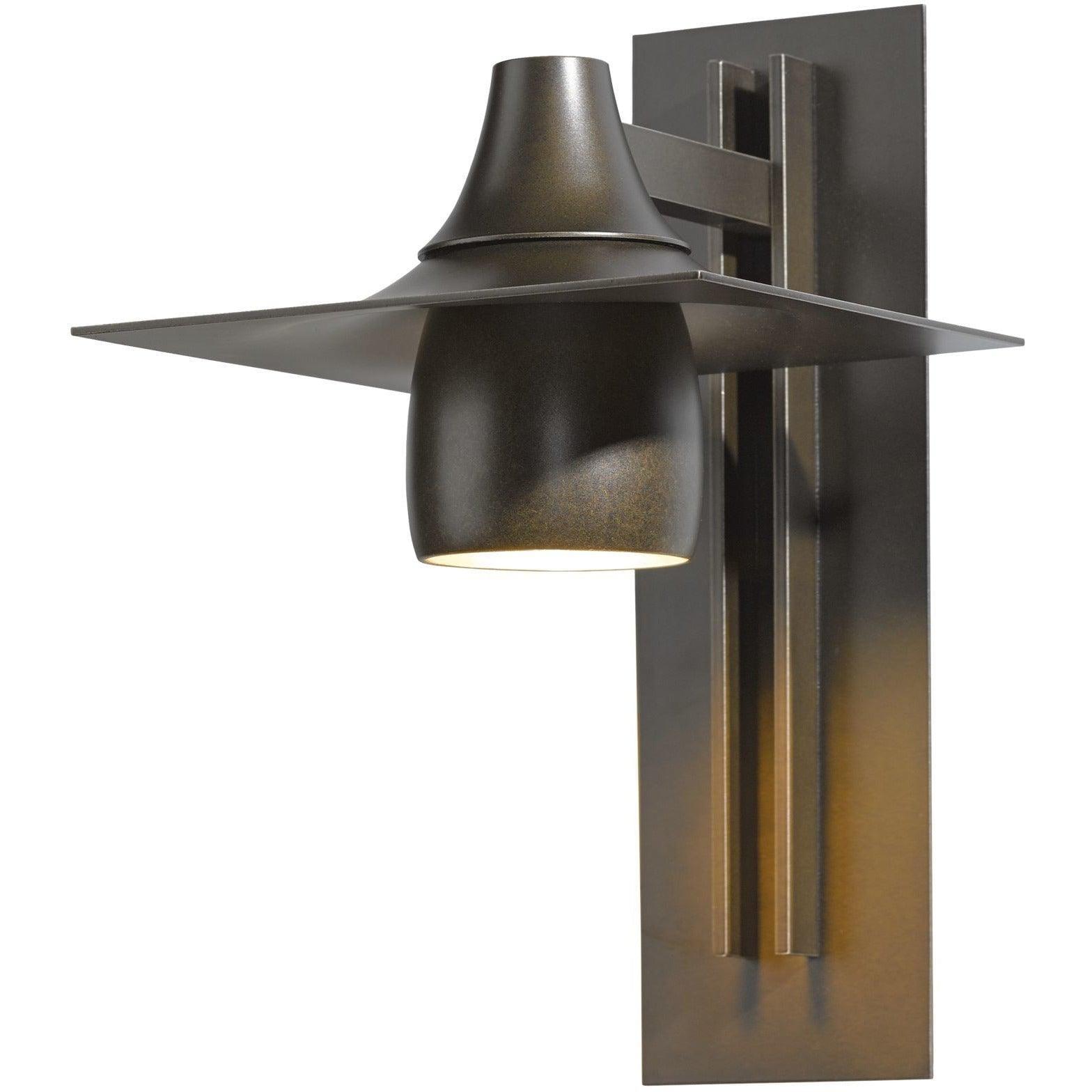 Hubbardton Forge - Hood 16-Inch One Light Outdoor Wall Sconce - 306567-SKT-75 | Montreal Lighting & Hardware