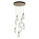 Hubbardton Forge - Luma 9-Light Large Crystal Round Pendant - 131101-SKT-LONG-10-CR | Montreal Lighting & Hardware