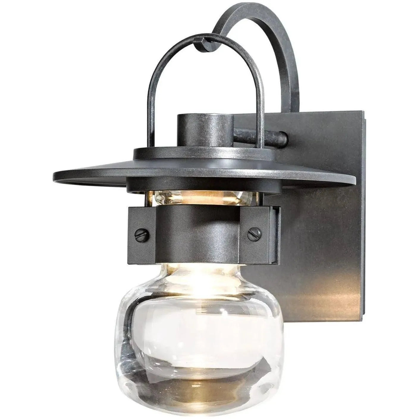 Hubbardton Forge - Mason 9-Inch One Light Outdoor Wall Sconce - 303001-SKT-78-ZM0435 | Montreal Lighting & Hardware