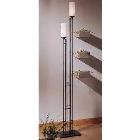 Hubbardton Forge - Metra 74-Inch Two Light Floor Lamp - 248416-SKT-07-GG0073 | Montreal Lighting & Hardware