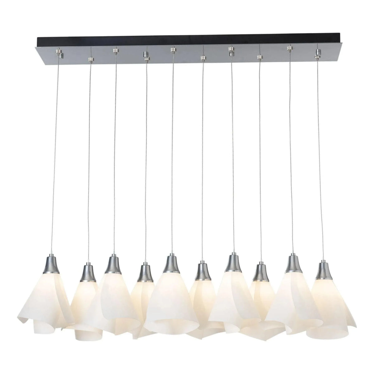 Hubbardton Forge - Mobius 10-Light Rectangular Pendant - 131202-SKT-STND-85-SH1987 | Montreal Lighting & Hardware