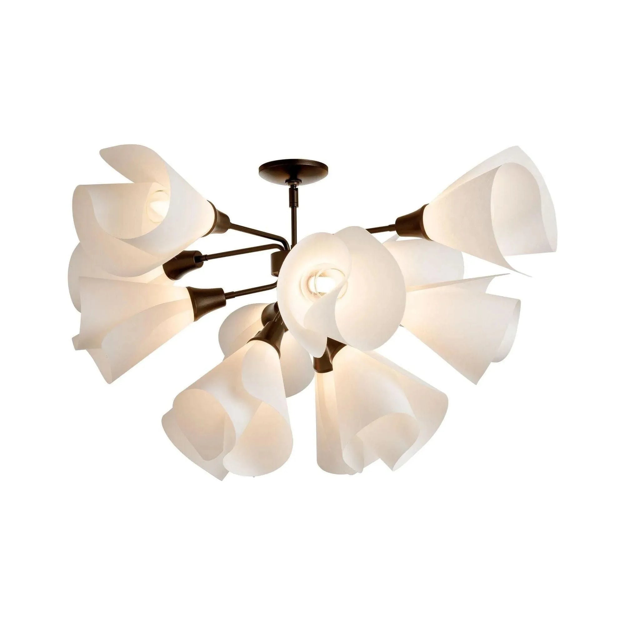 Hubbardton Forge - Mobius 12-Light Semi-Flush - 124362-SKT-05-SH1987 | Montreal Lighting & Hardware