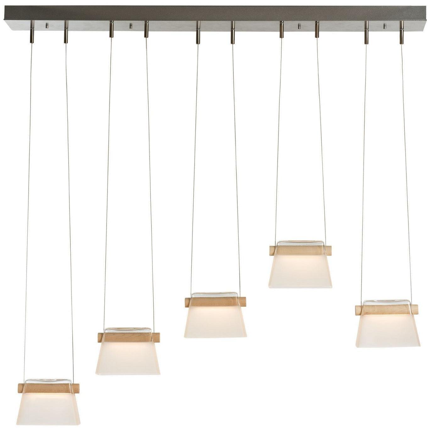 Hubbardton Forge - More Cowbell LED Linear Pendant - 136570-LED-STND-26-WD-YE0560 | Montreal Lighting & Hardware