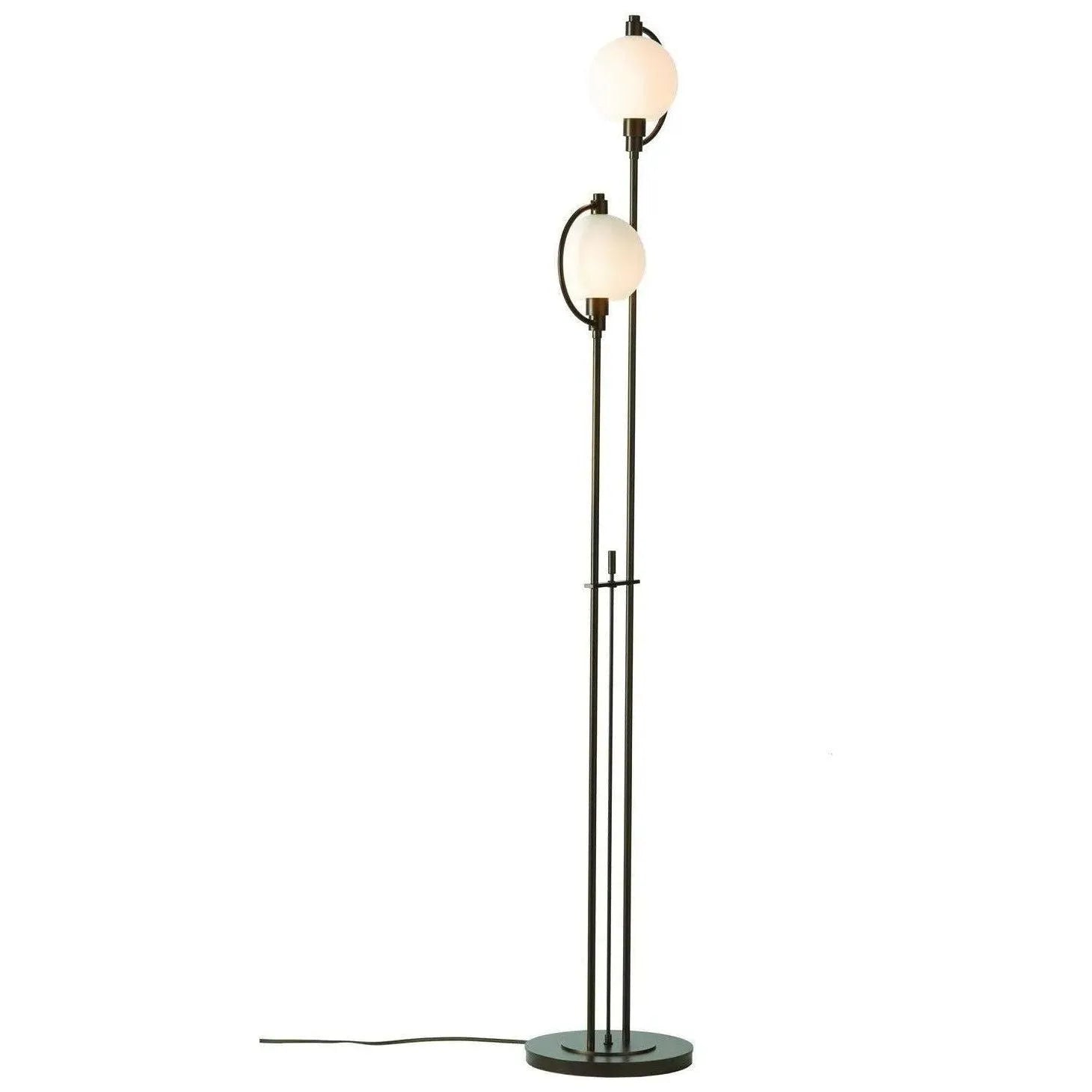 Hubbardton Forge - Pluto 68-Inch Two Light Floor Lamp - 242210-SKT-05-GG0436 | Montreal Lighting & Hardware