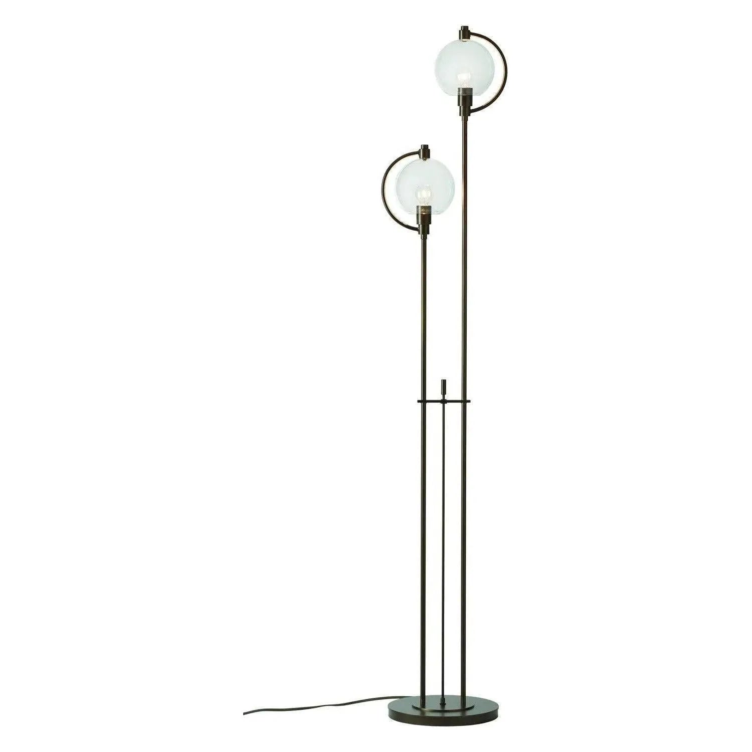 Hubbardton Forge - Pluto 68-Inch Two Light Floor Lamp - 242210-SKT-05-GG0436 | Montreal Lighting & Hardware