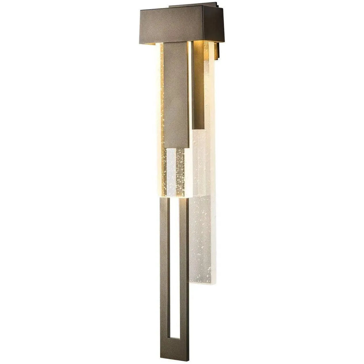 Hubbardton Forge - Rainfall 30-Inch LED Outdoor Wall Sconce - 302533-LED-LFT-77-II0596 | Montreal Lighting & Hardware