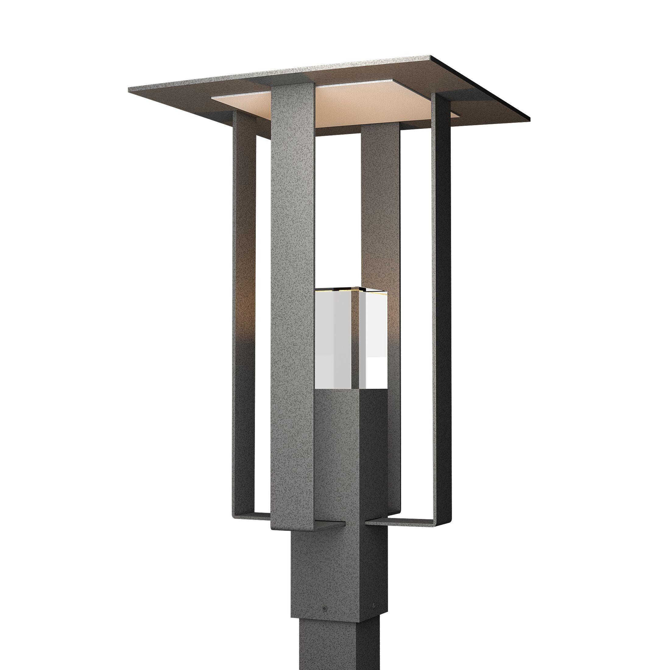 Hubbardton Forge - Shadow Box Outdoor Post Light - 344830-SKT-20-72-ZM0687 | Montreal Lighting & Hardware