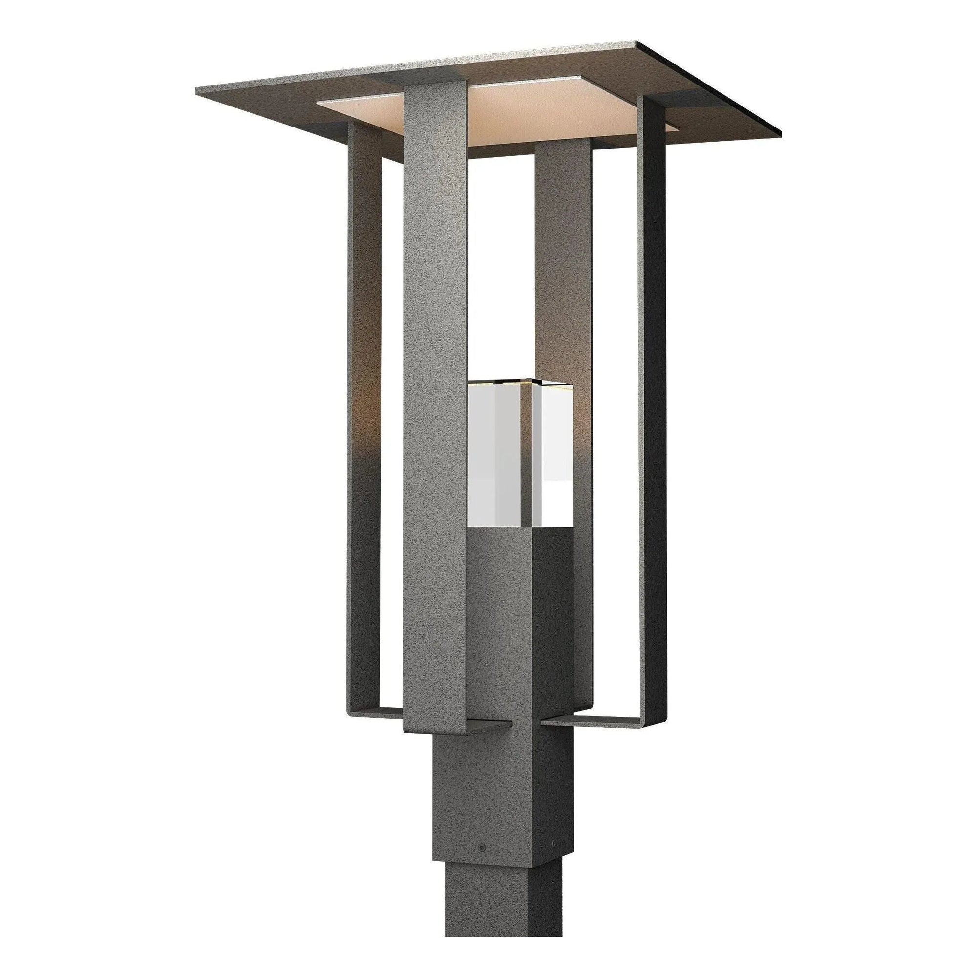 Hubbardton Forge - Shadow Box Outdoor Post Light - 344830-SKT-80-72-ZM0687 | Montreal Lighting & Hardware