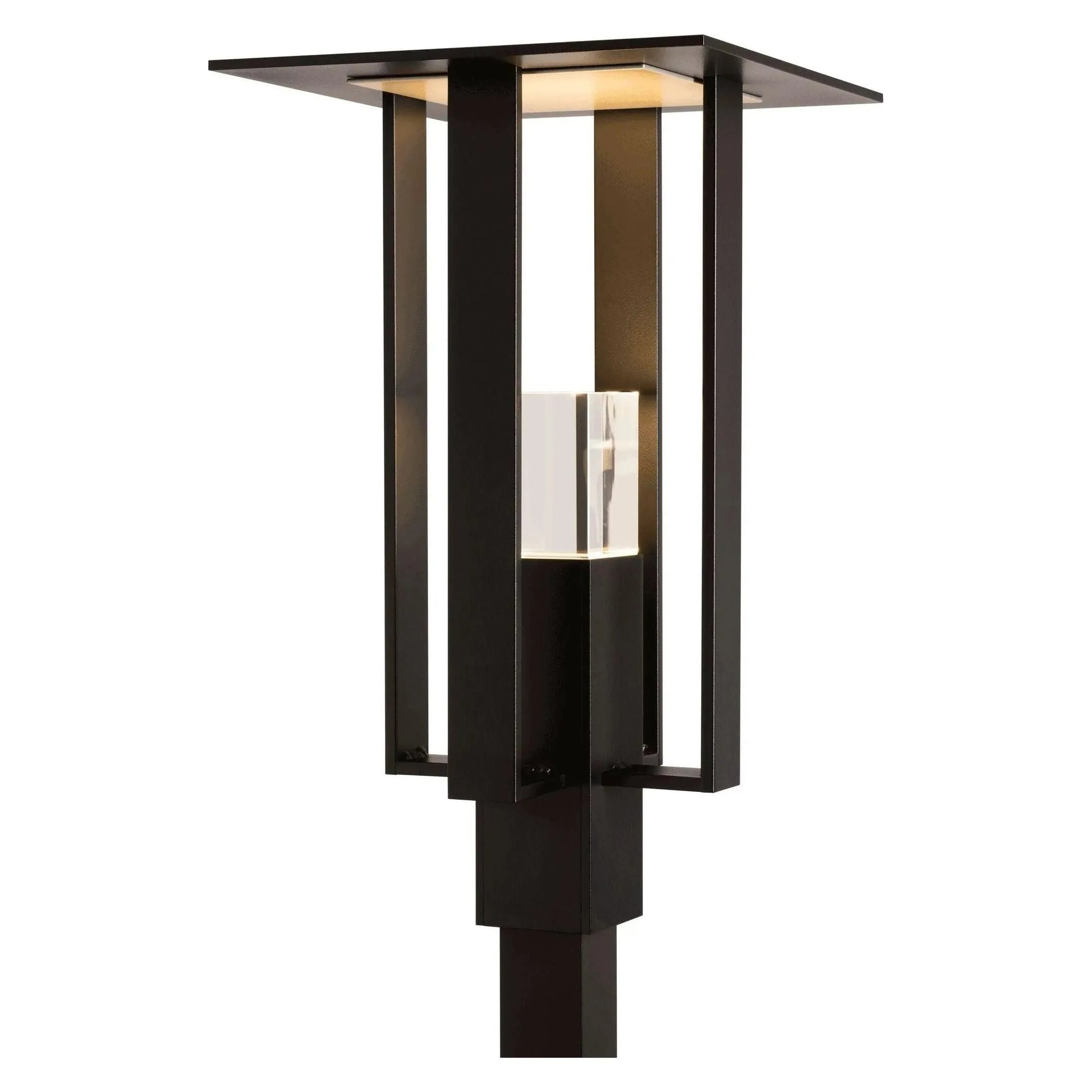Hubbardton Forge - Shadow Box Outdoor Post Light - 344830-SKT-80-72-ZM0687 | Montreal Lighting & Hardware