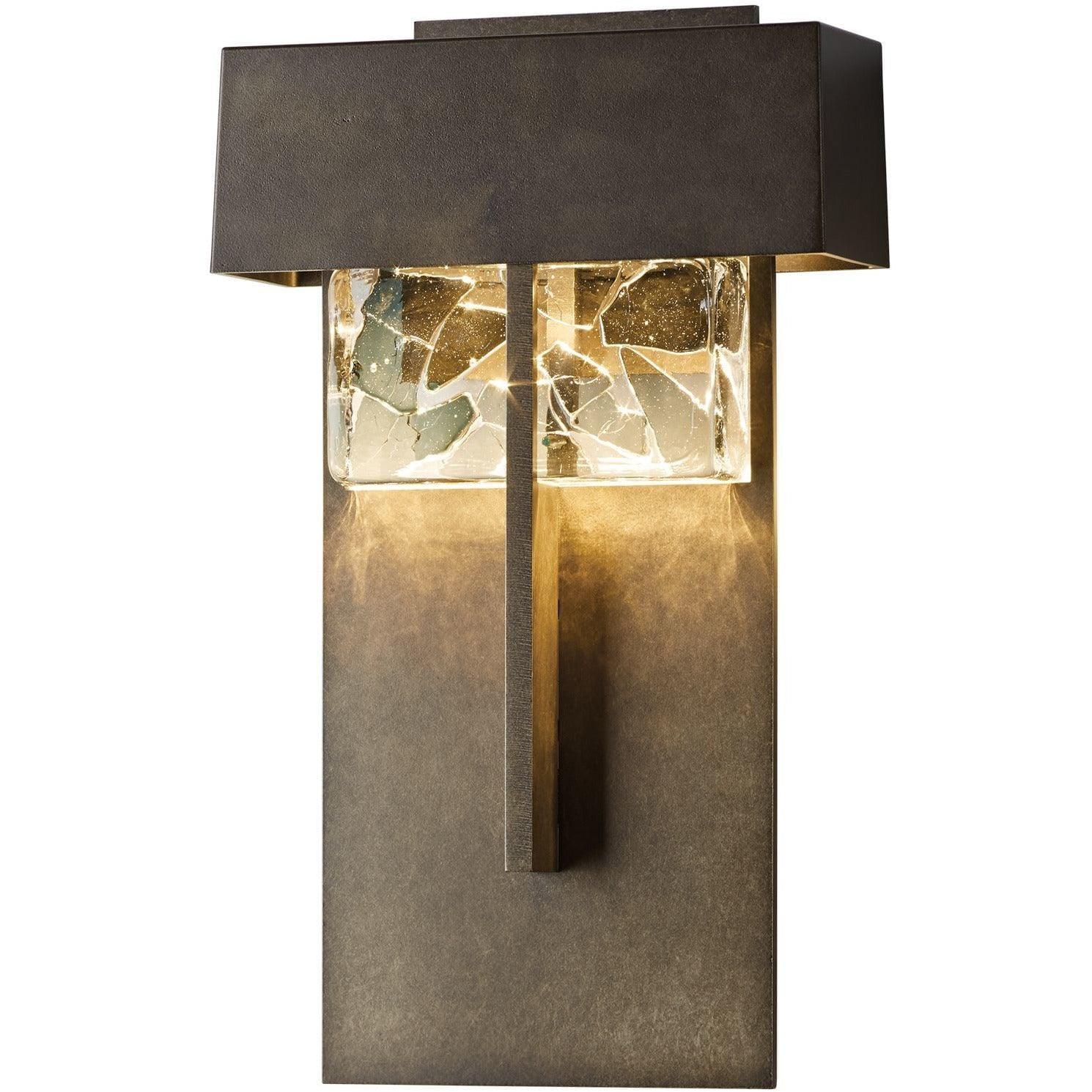Hubbardton Forge - Shard 14-Inch LED Outdoor Wall Sconce - 302517-LED-77-YP0501 | Montreal Lighting & Hardware