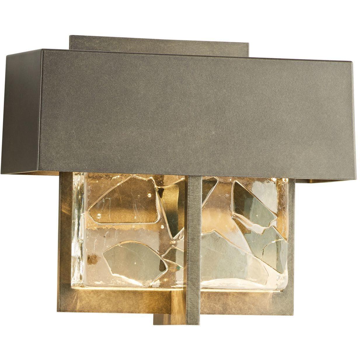 Hubbardton Forge - Shard 7-Inch LED Outdoor Wall Sconce - 302515-LED-78-YP0501 | Montreal Lighting & Hardware
