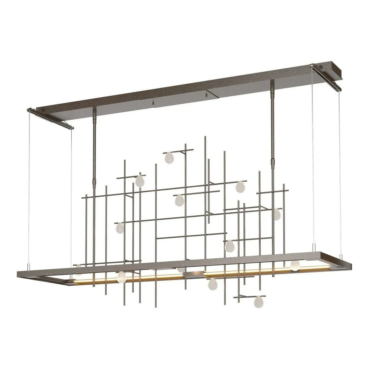 Hubbardton Forge - Spring LED Pendant - 139752-LED-STND-14-YG0500 | Montreal Lighting & Hardware