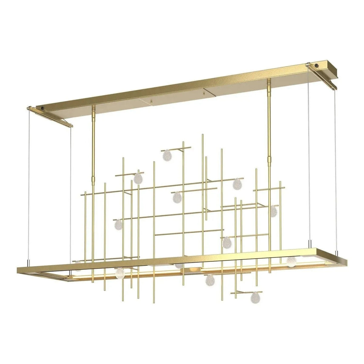 Hubbardton Forge - Spring LED Pendant - 139752-LED-STND-86-YG0500 | Montreal Lighting & Hardware