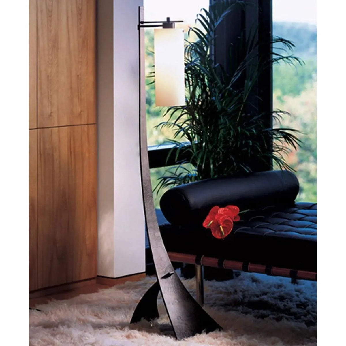 Hubbardton Forge - Stasis 58-Inch One Light Floor Lamp - 232665-SKT-07-GG0109 | Montreal Lighting & Hardware