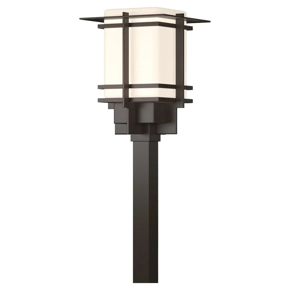 Hubbardton Forge - Tourou Outdoor Post Mount - 346013-SKT-77-GG0084 | Montreal Lighting & Hardware