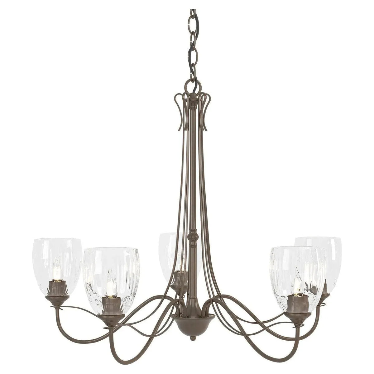 Hubbardton Forge - Trellis Chandelier - 103063-SKT-05-LL0083 | Montreal Lighting & Hardware