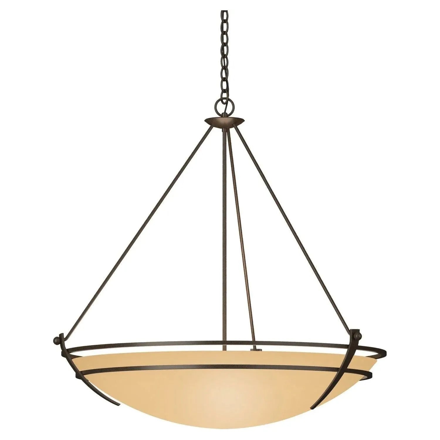 Hubbardton Forge - Tryne Chandelier - 194431-SKT-05-GG0170 | Montreal Lighting & Hardware