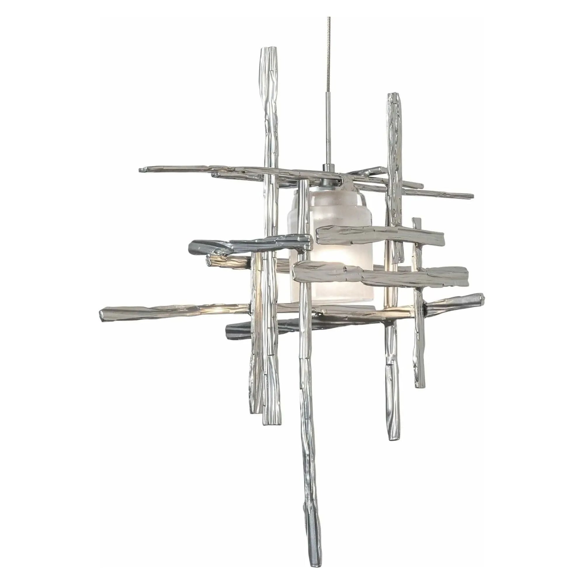 Hubbardton Forge - Tura Frosted Glass Low Voltage Mini Pendant - 161185-SKT-STND-85-YC0305 | Montreal Lighting & Hardware