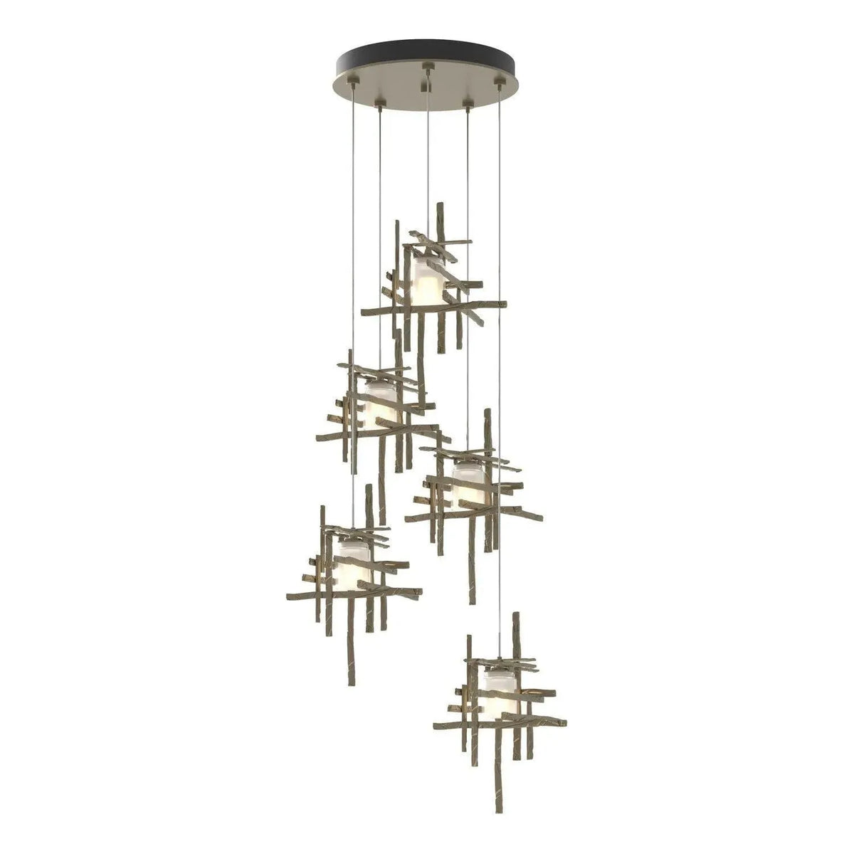 Hubbardton Forge - Tura LED Pendant - 131128-SKT-STND-84-YC0305 | Montreal Lighting & Hardware