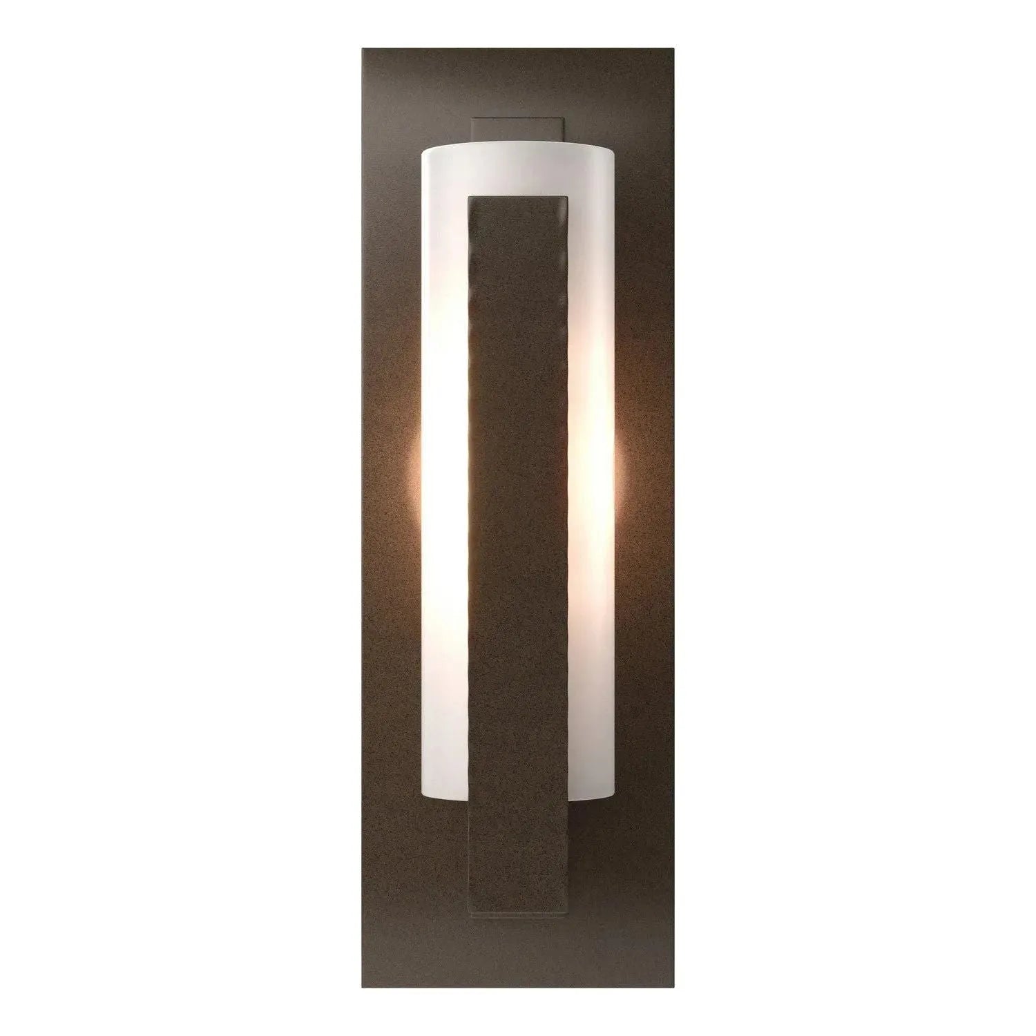 Hubbardton Forge - Vertical Bar Wall Sconce w/ Backplate - 217185-SKT-05-GG0065 | Montreal Lighting & Hardware