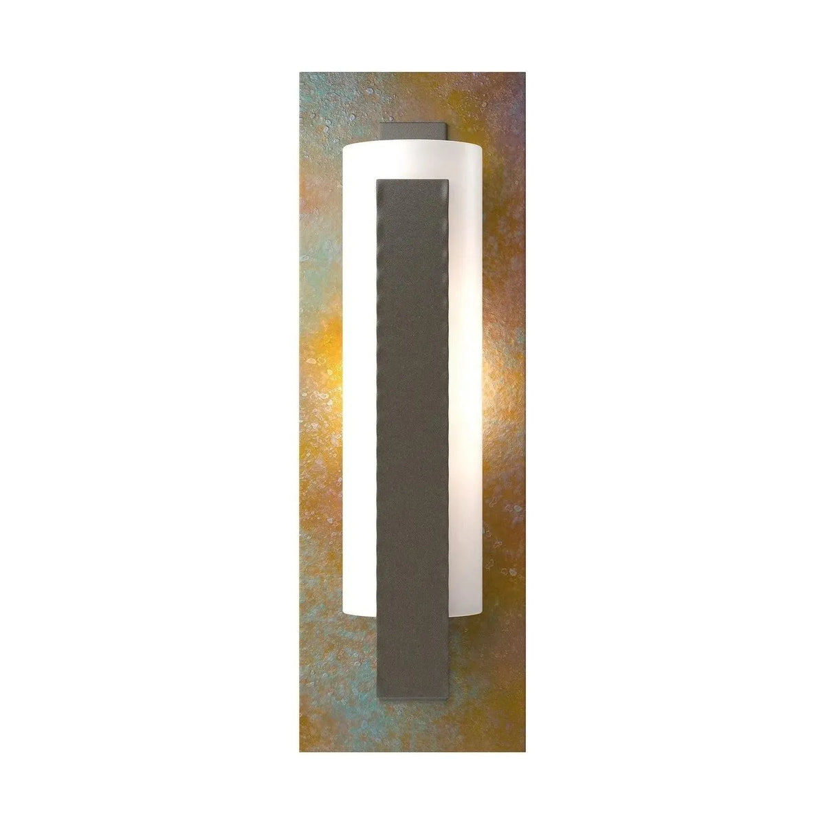 Hubbardton Forge - Vertical Bar Wall Sconce w/ Backplate - 217186-SKT-07-CP-GG0065 | Montreal Lighting & Hardware