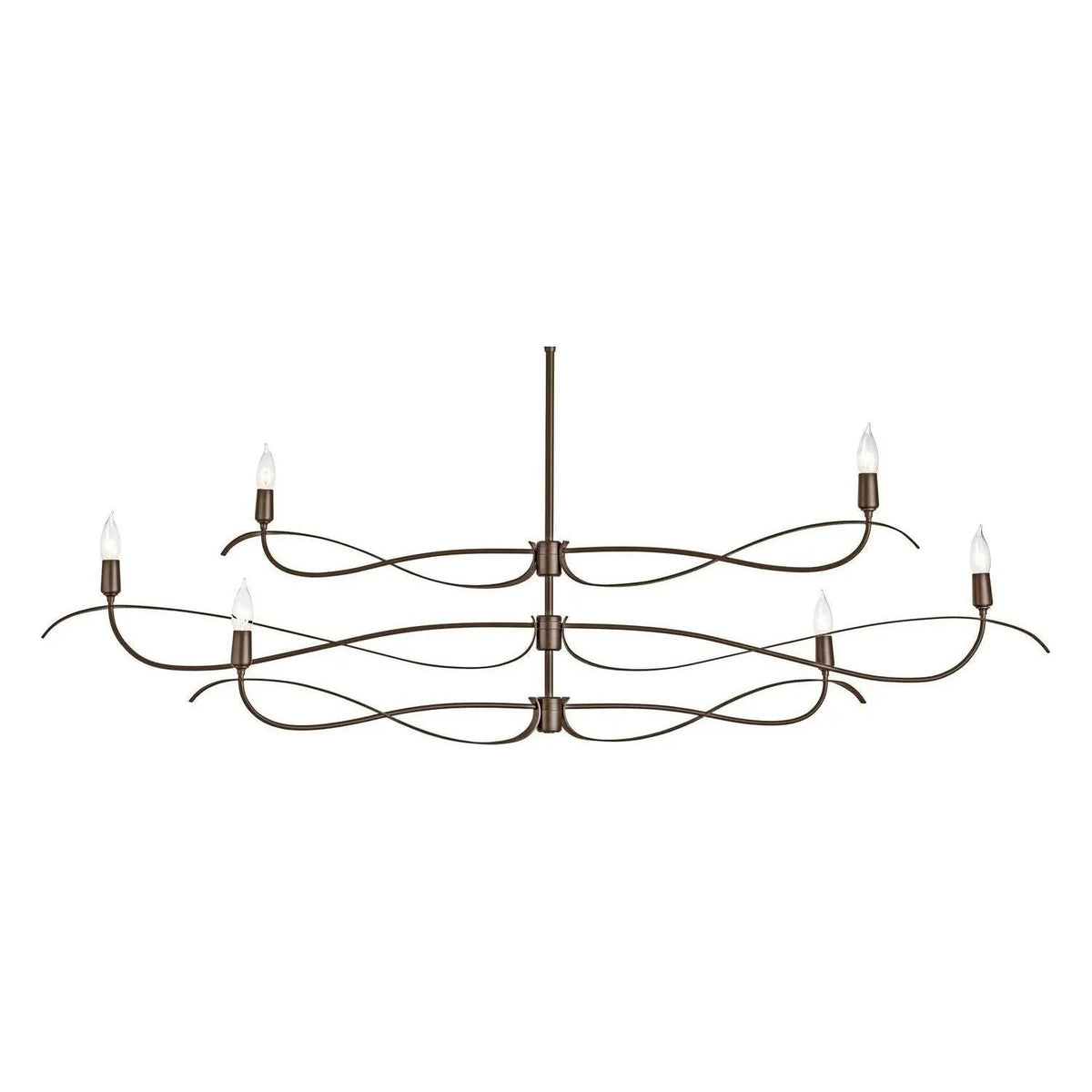 Hubbardton Forge - Willow Chandelier - 136352-SKT-MULT-05 | Montreal Lighting & Hardware