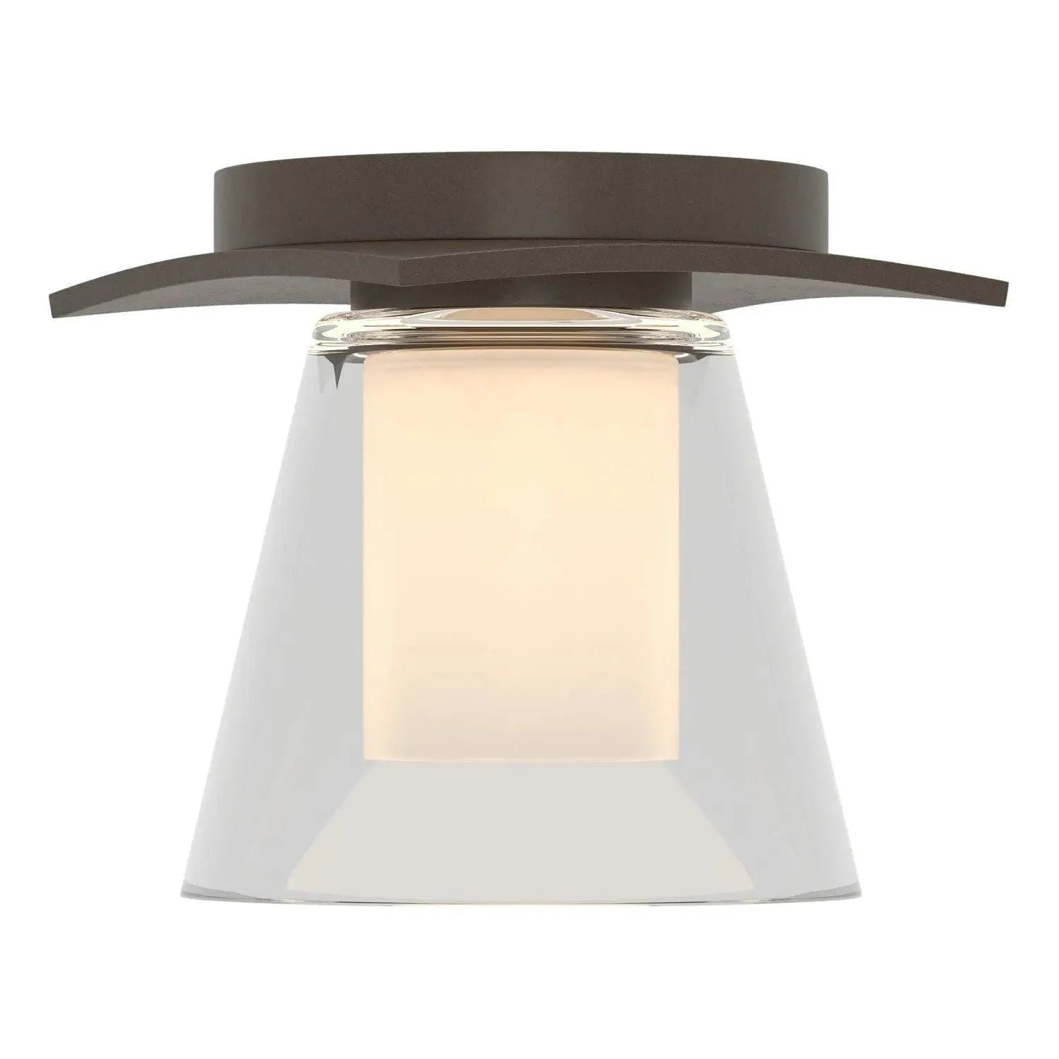 Hubbardton Forge - Wren Semi-Flush Mount - 126601-SKT-05-GG0242 | Montreal Lighting & Hardware