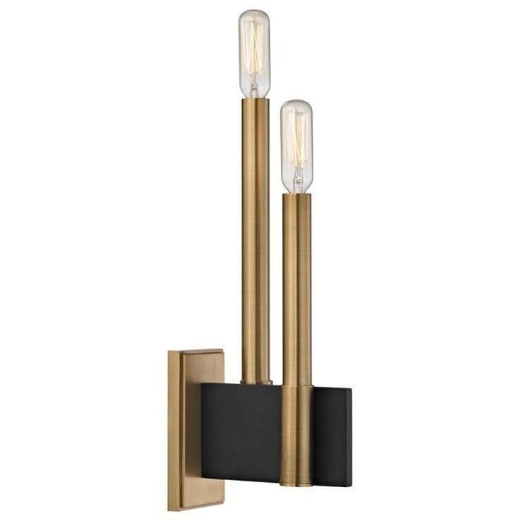 Hudson Valley Lighting - Abrams Wall Sconce - 8812-AGB | Montreal Lighting & Hardware