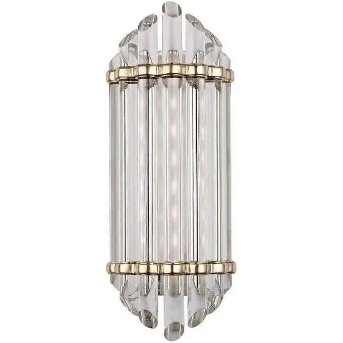 Hudson Valley Lighting - Albion LED Bath Vanity - 408-AGB | Montreal Lighting & Hardware