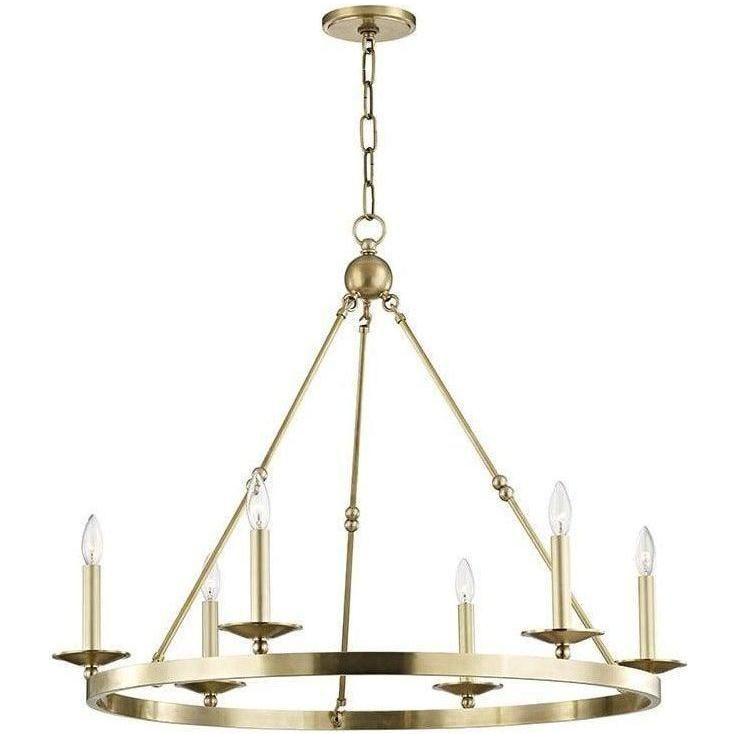Hudson Valley Lighting - Allendale Chandelier - 3206-AGB | Montreal Lighting & Hardware
