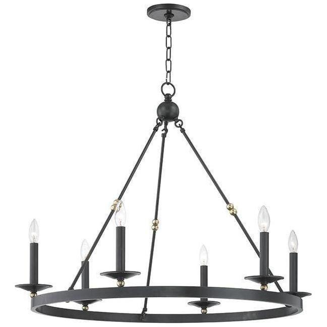 Hudson Valley Lighting - Allendale Chandelier - 3206-AOB | Montreal Lighting & Hardware