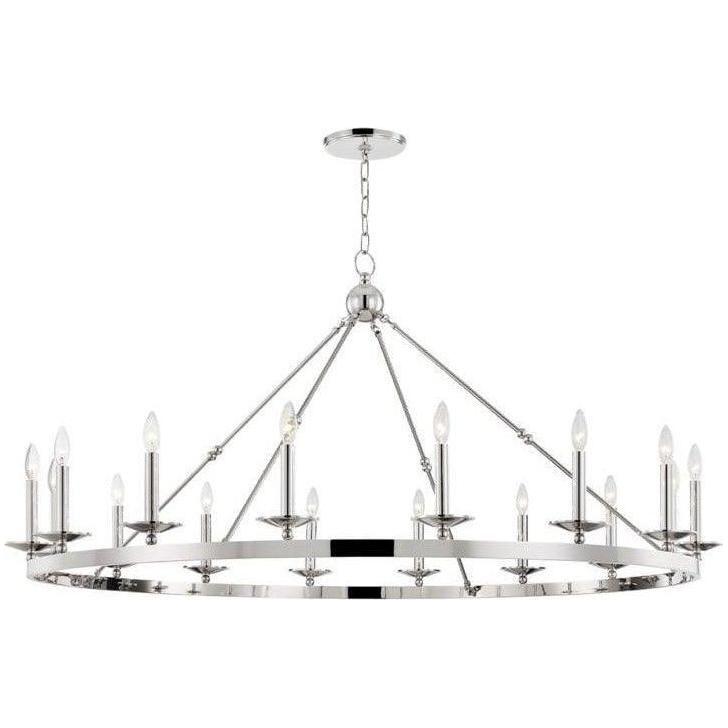 Hudson Valley Lighting - Allendale Chandelier - 3216-PN | Montreal Lighting & Hardware