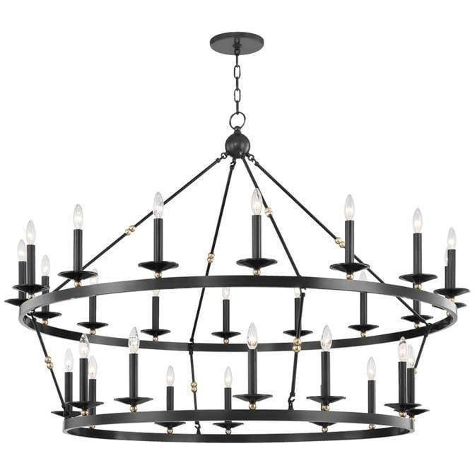 Hudson Valley Lighting - Allendale Chandelier - 3228-AOB | Montreal Lighting & Hardware
