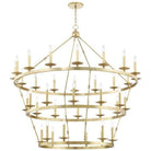 Hudson Valley Lighting - Allendale Three-Tier Chandelier - 3258-AGB | Montreal Lighting & Hardware