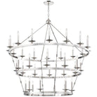 Hudson Valley Lighting - Allendale Three-Tier Chandelier - 3258-PN | Montreal Lighting & Hardware
