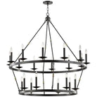 Hudson Valley Lighting - Allendale Two-Tier Chandelier - 3247-AOB | Montreal Lighting & Hardware