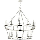 Hudson Valley Lighting - Allendale Two-Tier Chandelier - 3247-PN | Montreal Lighting & Hardware
