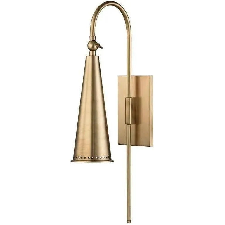 Hudson Valley Lighting - Alva Wall Swinger - 1300-AGB | Montreal Lighting & Hardware
