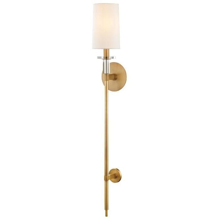 Hudson Valley Lighting - Amherst Tall Wall Sconce - 8536-AGB | Montreal Lighting & Hardware