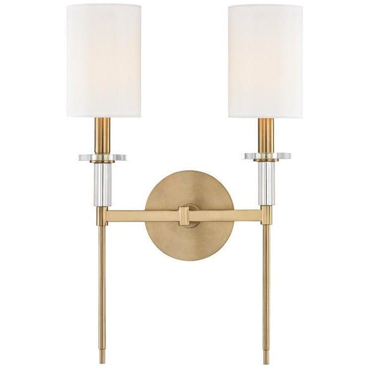 Hudson Valley Lighting - Amherst Wall Sconce - 8512-AGB | Montreal Lighting & Hardware