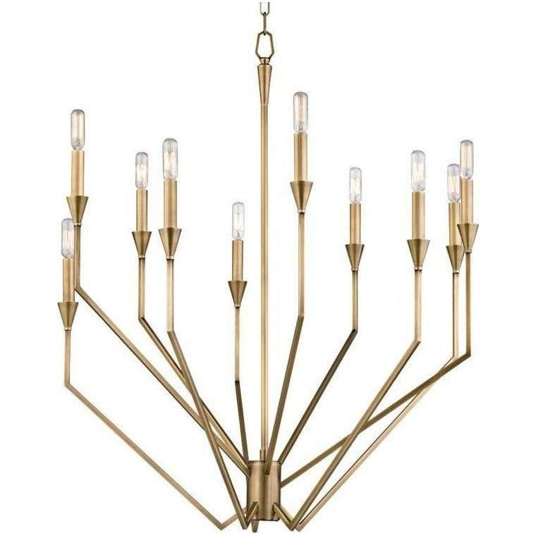 Hudson Valley Lighting - Archie Chandelier - 8510-AGB | Montreal Lighting & Hardware