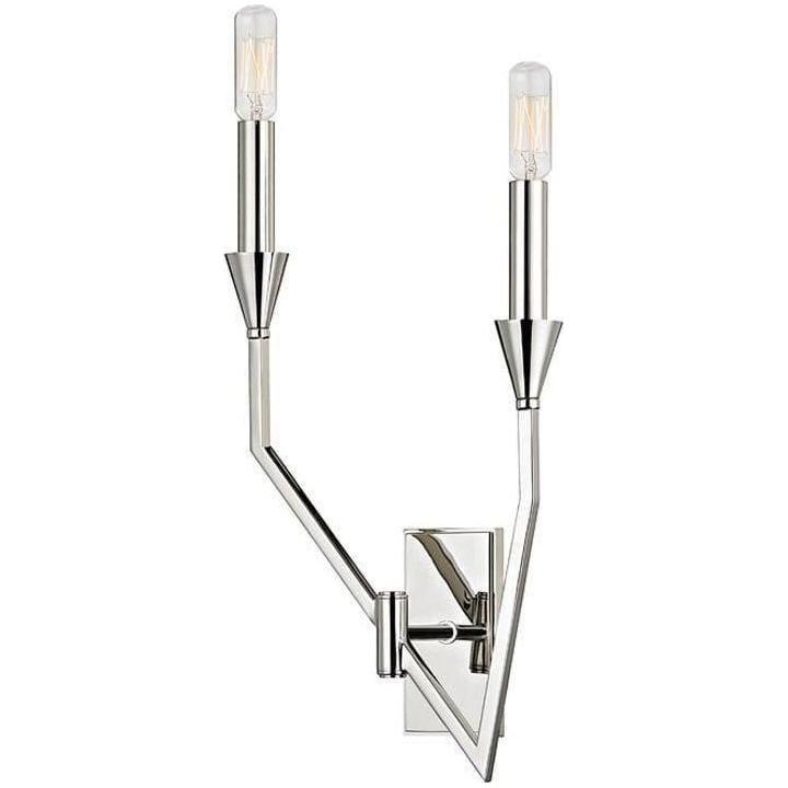 Hudson Valley Lighting - Archie Left Wall Sconce - 8502L-PN | Montreal Lighting & Hardware