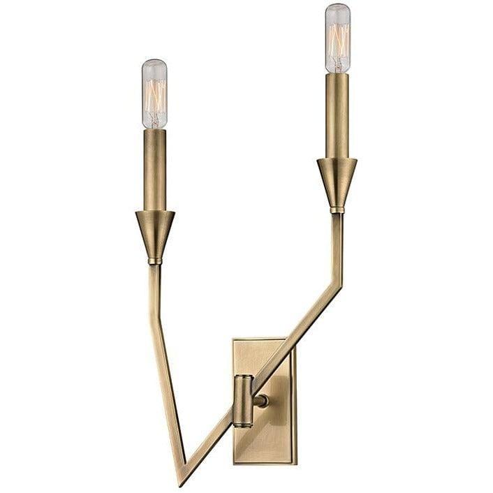 Hudson Valley Lighting - Archie Right Wall Sconce - 8502R-AGB | Montreal Lighting & Hardware