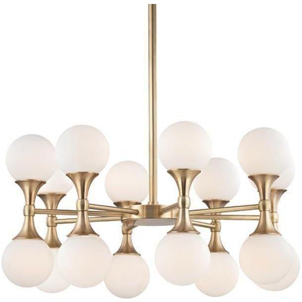 Hudson Valley Lighting - Astoria Chandelier - 3316-AGB | Montreal Lighting & Hardware