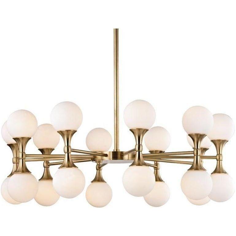 Hudson Valley Lighting - Astoria Chandelier - 3320-AGB | Montreal Lighting & Hardware